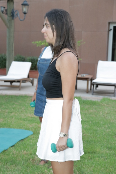Gathering around the pool at Hilton Beirut Habtoor Grand